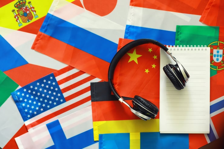 Learning Foreign Languages. Audio Language Courses. Background F